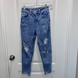 Justice Mom Jeans Distressed Style Size 14